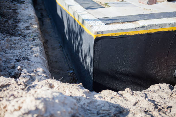 Residential Waterproofing installation at a Columbiana, AL home by SJ Waterproofing Pros